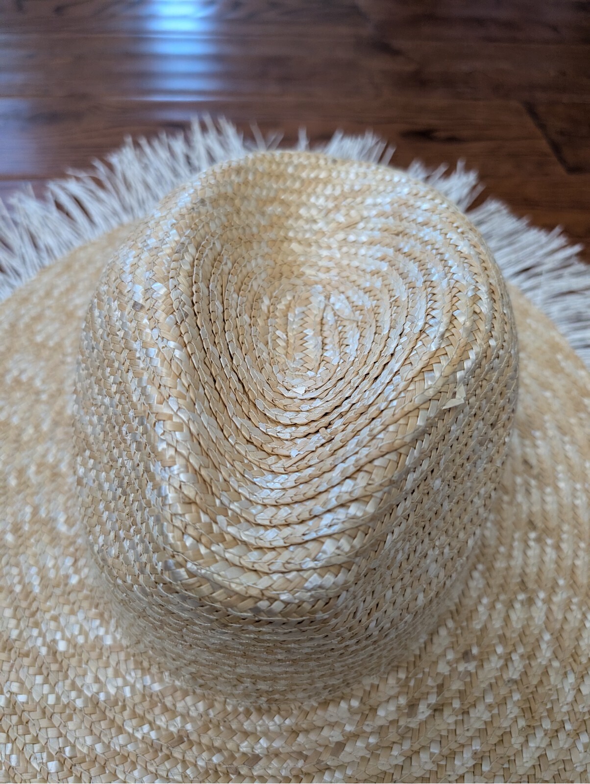 Kensie Straw Hat With Fringe Nwt — image 4 of 8